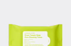Очищающие салфетки для снятия макияжа Sungboon Editor Green Tomato Deep Pore Cleansing Tissue