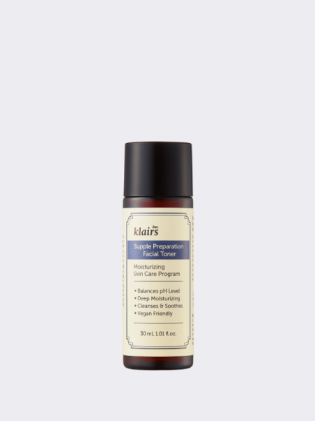 МИНИ Увлажняющий тонер для лица с маслами и бета-глюканом Dear, Klairs Supple Preparation Facial Toner МИНИ Увлажняющий тонер для лица с маслами и бета-глюканом Dear, Klairs Supple Preparation Facial Toner