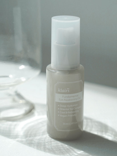Бодрящий гель для век с кофеином и пептидами Dear, Klairs Fundamental Awakening Eye Gel