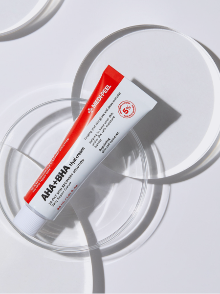 Обновляющий крем для лица с кислотами MEDI-PEEL AHA BHA 28 Days Hyal Cream Обновляющий крем для лица с кислотами MEDI-PEEL AHA BHA 28 Days Hyal Cream