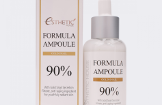 Разглаживающая сыворотка для лица с муцином улитки и золотом ESTHETIC HOUSE Formula Ampoule Gold Snail