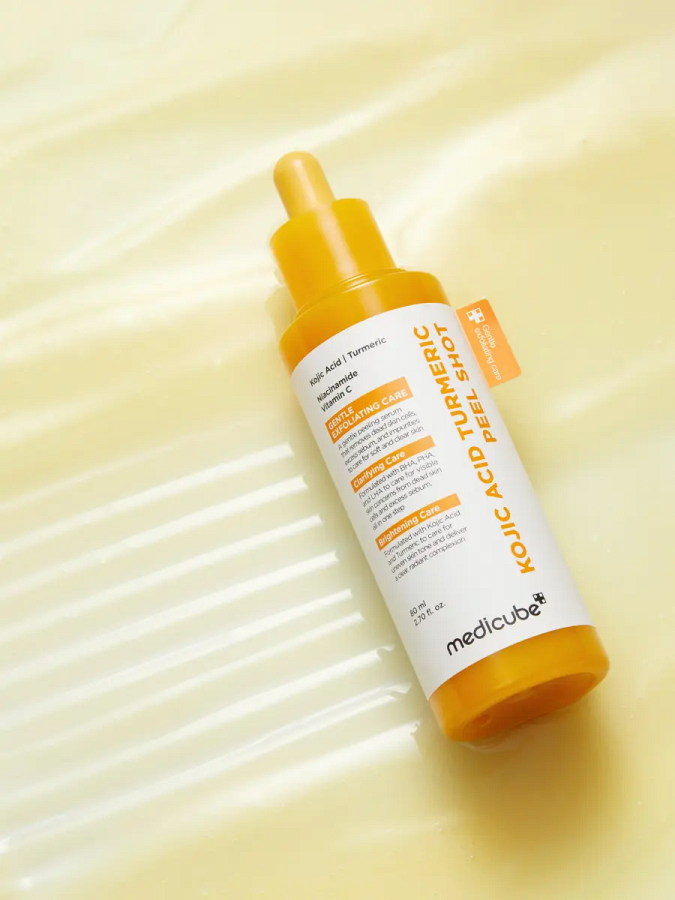 Смываемая пилинг-сыворотка с куркумой Medicube Kojic Acid Turmeric Peel Shot
