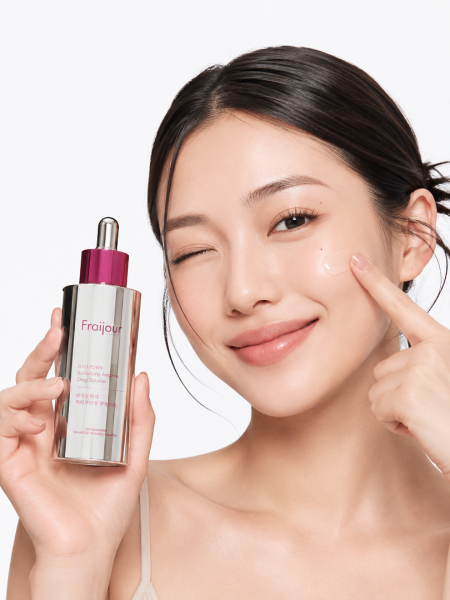 Разглаживающая капсульная сыворотка с ПДРН Fraijour NAD⁺ PDRN Renew Ampoule Incapsule Rose