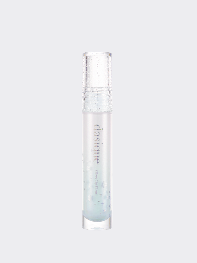 Прозрачный мерцающий блеск для губ Dasique Glowy Lipgloss Holiday Snowball