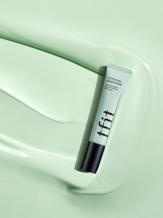 Тонирующая база под макияж TFIT Cotton Veil Makeup Base 01 Pure Green