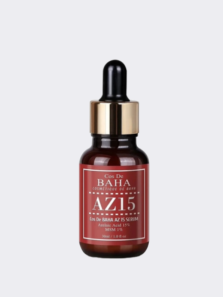 Усиленная интенсивная сыворотка с азелаиновой кислотой Cos De BAHA Azelaic acid 15% serum AZ15 Усиленная интенсивная сыворотка с азелаиновой кислотой Cos De BAHA Azelaic acid 15% serum AZ15
