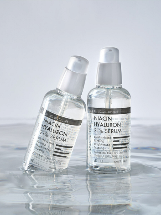 Сыворотка для ровного тона кожи Derma Factory Niacin Hyaluron 21% Serum
