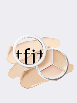 Палетка корректоров для лица TFIT Cover Up Pro Concealer 00 Light