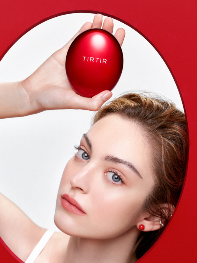 Тональное средство с полуматовым финишем TIRTIR Mask Fit Red Cushion 21W Natural Ivory