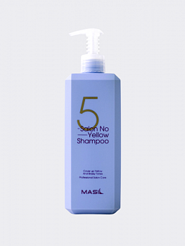 Оттеночный шампунь для осветленных волос Masil 5 Salon No Yellow Shampoo (MAXI)
