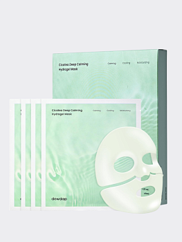 Набор успокаивающих гидрогелевых масок с центеллой dewdap Cicatea Deep Calming Hydrogel Mask