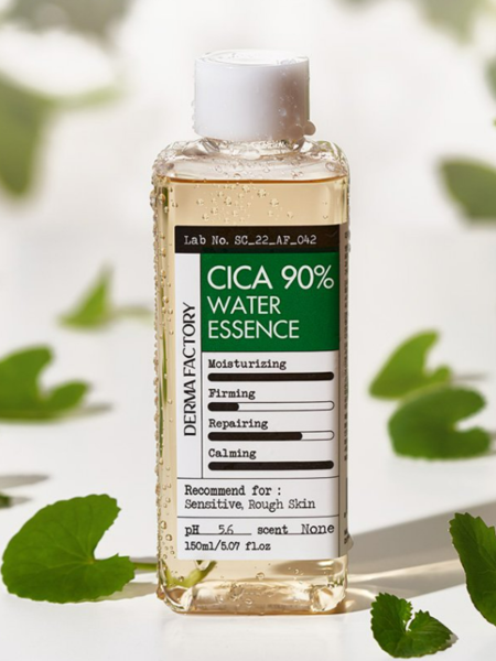 Успокаивающий тонер-эссенция с экстрактом центеллы азиатской Derma Factory Cica 90% Water Essence Успокаивающий тонер-эссенция с экстрактом центеллы азиатской Derma Factory Cica 90% Water Essence