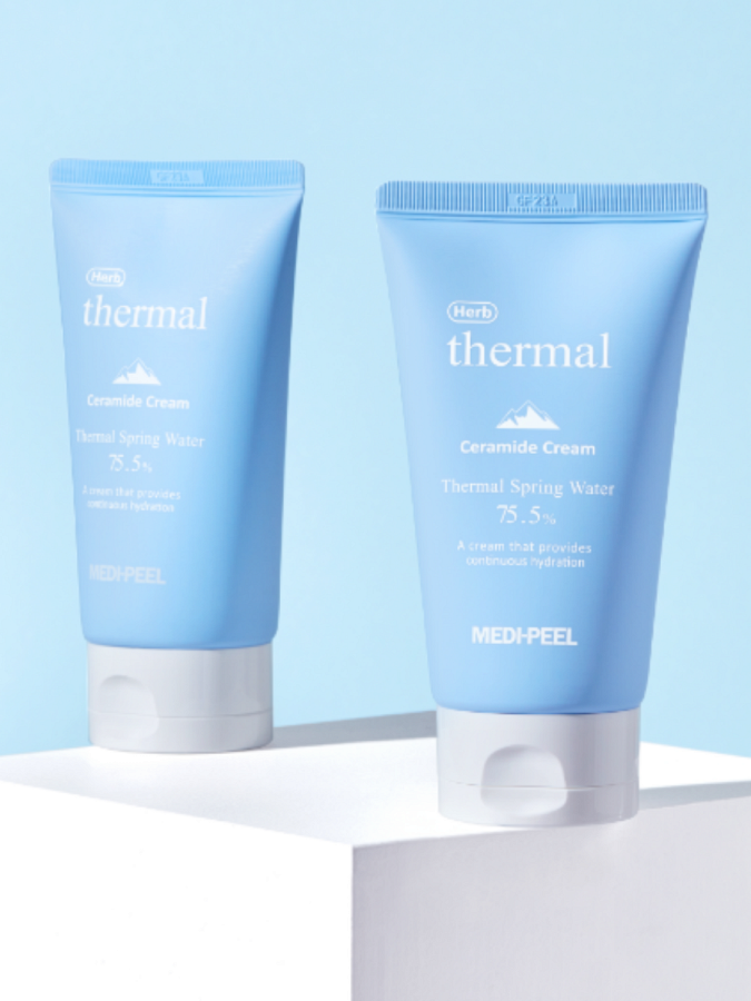 Восстанавливающий крем с термальной водой MEDI-PEEL Herb Thermal Ceramide Cream