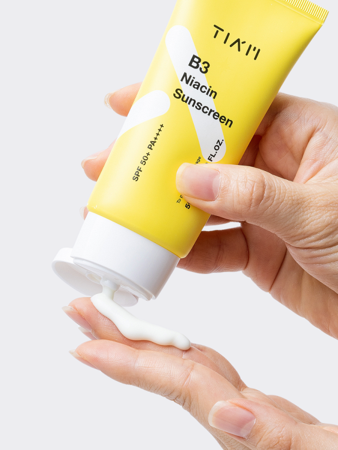 Солнцезащитный крем с ниацинамидом TIAM B3 Niacin Sunscreen SPF50 PA++++