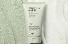 Очищающая маска-пенка для умывания с экстрактом зелёной сливы CKD Greenplum AHA BHA Mochi Mask Cleanser
