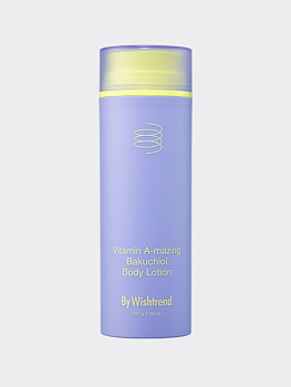 Обновляющий лосьон для тела с бакучиолом и ретиналем By Wishtrend Vitamin A-Mazing Bakuchiol Body Lotion
