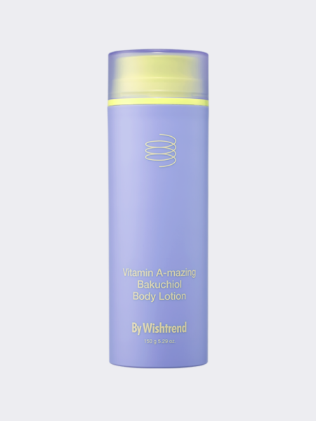 Обновляющий лосьон для тела с бакучиолом и ретиналем By Wishtrend Vitamin A-Mazing Bakuchiol Body Lotion Обновляющий лосьон для тела с бакучиолом и ретиналем By Wishtrend Vitamin A-Mazing Bakuchiol Body Lotion