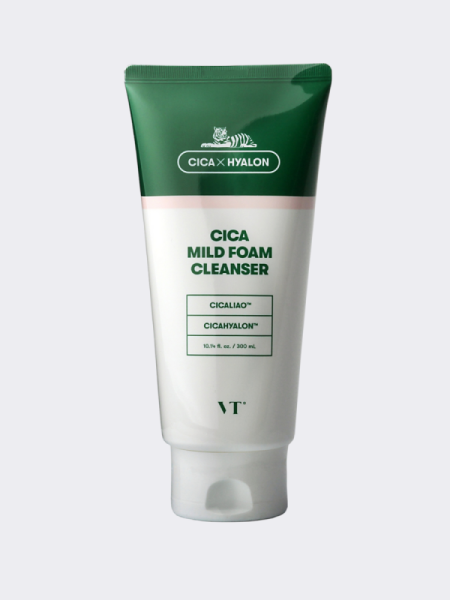 Пенка для чувствительной кожи с центеллой VT Cosmetics Cica Mild Foam Cleanser