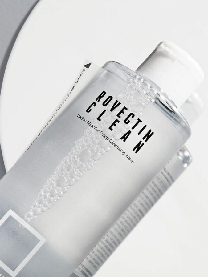 Жидкость для снятия макияжа ROVECTIN Clean Micellar Marine Deep Cleansing Water