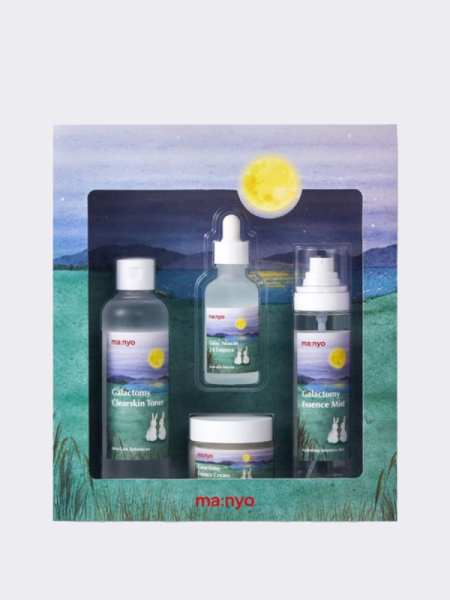 Лимитированный подарочный набор для ухода за кожей с галактомисисом Ma:nyo Factory Galac Brightening Set Chabi Edition