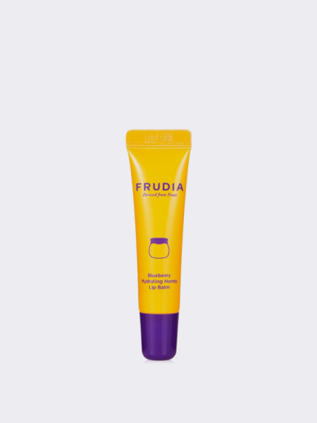 Увлажняющий бальзам для губ с черникой в тубе FRUDIA Blueberry Hydrating Honey Lip Balm