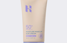 Солнцезащитный крем-база под макияж с тональным эффектом и сияющими частицами Holika Holika Moisture Make Up Sun Cream Dewy Tone Up SPF 50+ PA++++