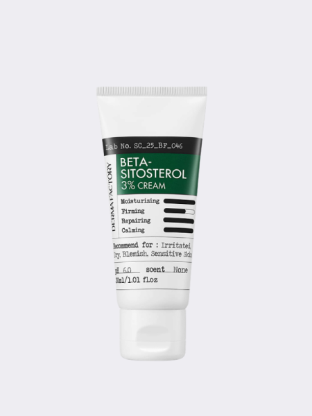 Успокаивающий крем с бета-ситостеролом Derma Factory Beta Sitosterol 3%