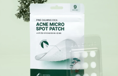 Патчи против воспалений с экстрактом сосны и микроиглами Round Lab Pine Calming Cica Acne Micro Spot Patch