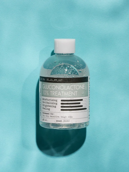Отшелушивающий тонер-эссенция для лица с глюконолактоном Derma Factory Gluconolactone 10% Treatment