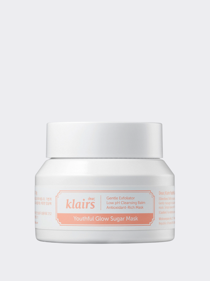 Очищающая маска-скраб с каолином Dear, Klairs Youthful Glow Sugar Mask