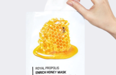 Тканевая маска для лица с медом и прополисом ESTHETIC HOUSE Royal Propolis Enrich Honey Mask