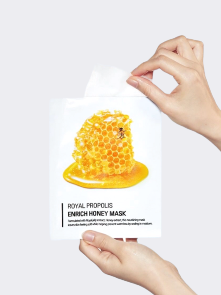 Тканевая маска для лица с медом и прополисом ESTHETIC HOUSE Royal Propolis Enrich Honey Mask Тканевая маска для лица с медом и прополисом ESTHETIC HOUSE Royal Propolis Enrich Honey Mask