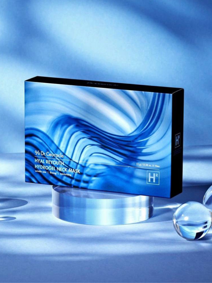 Гидрогелевая лифтинг-маска для шеи Dr.Ceuracle Hyal Reyouth Hydrogel Neck Mask