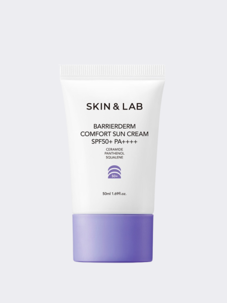 Барьерный солнцезащитный крем с керамидами SKIN&LAB Barrierderm Comfort Sun Cream SPF50+/PA++++