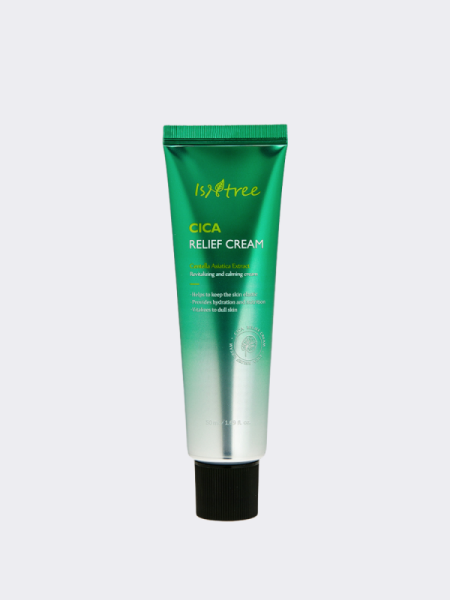 Крем для лица с центеллой и пептидами Isntree Cica Relief Cream Крем для лица с центеллой и пептидами Isntree Cica Relief Cream