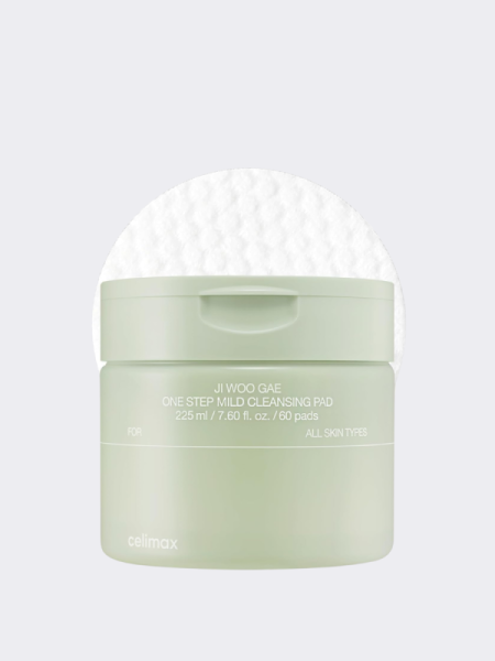 Гидрофильные диски для снятия макияжа Celimax Ji Woo Gae One Step Mild Cleansing Pad