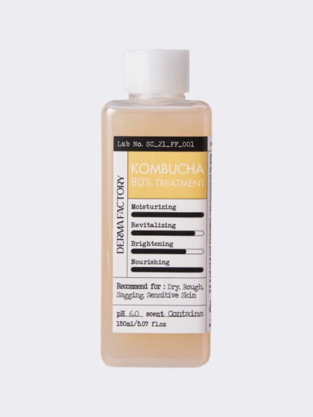 Питательный тонер-эссенция с экстрактом комбучи Derma Factory Kombucha 80% Treatment Питательный тонер-эссенция с экстрактом комбучи Derma Factory Kombucha 80% Treatment