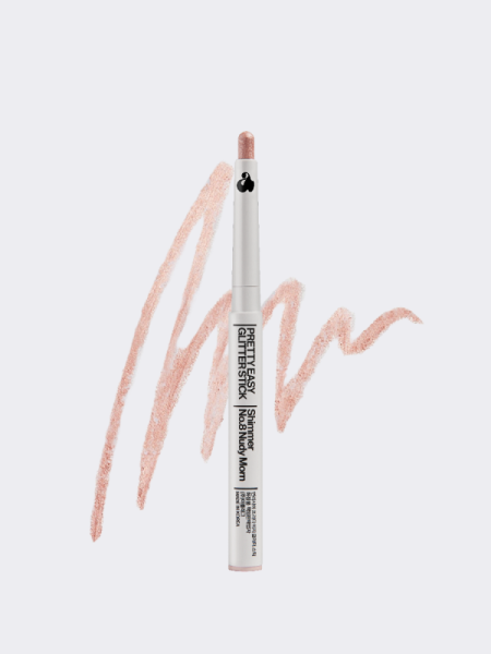 Сияющие тени для век в карандаше в нюдовом оттенке UNLEASHIA Pretty Easy Glitter Stick N°8 Nudy Morn