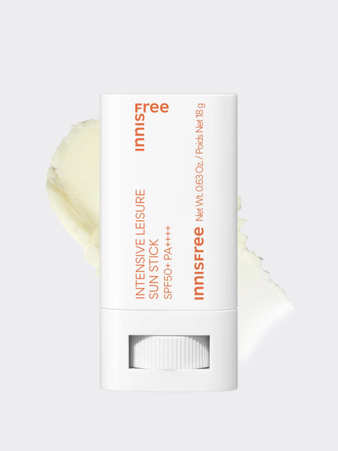 Водостойкий солнцезащитный стик для лица и тела Innisfree  Intensive Leisure Sun Stick SPF50+ PA++++