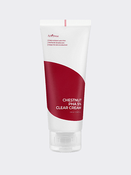 Обновляющий крем для лица с экстрактом каштана и РНА кислотами IsNtree Chestnut PHA 5% Clear Cream