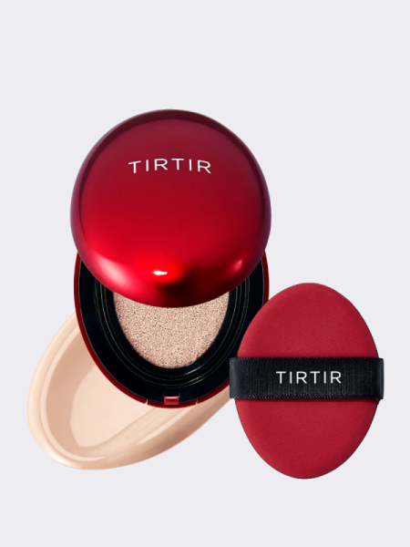 Тональный кушон с полуматовым финишем TIRTIR Mask Fit Red Cushion 17C Porcelain