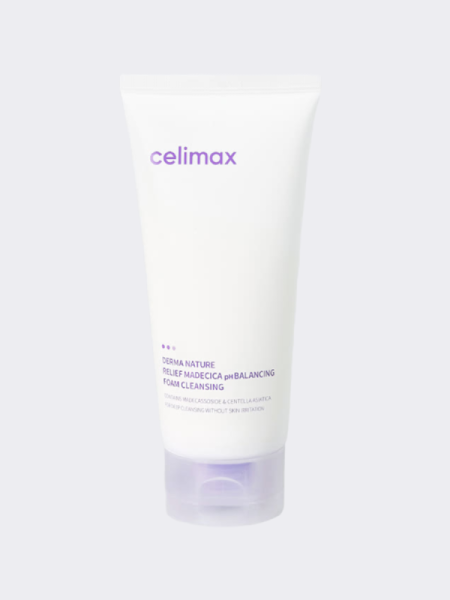 Деликатная пенка для умывания с экстрактом центеллы Celimax Derma Nature Relief Madecica pH Balancing Foam Cleansing Деликатная пенка для умывания с экстрактом центеллы Celimax Derma Nature Relief Madecica pH Balancing Foam Cleansing