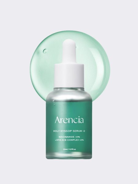 Осветляющая сыворотка с экстрактом иссопа и ниацинамидом Arencia Holy Hyssop Serum 12