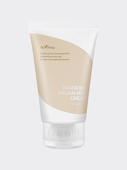 Питательный молочный крем для лица с экстрактом корня ямса IsNtree Yam Root Vegan Milk Cream