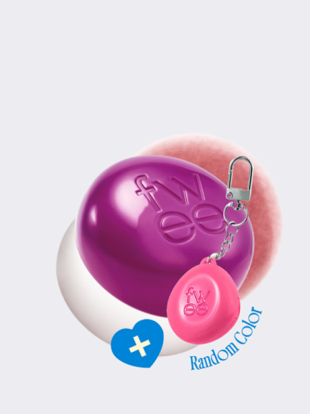 Набор: оттеночное суфле + брелок fwee Lip&Cheek Blurry Pudding Pot Keyring Set MV02 Hurt