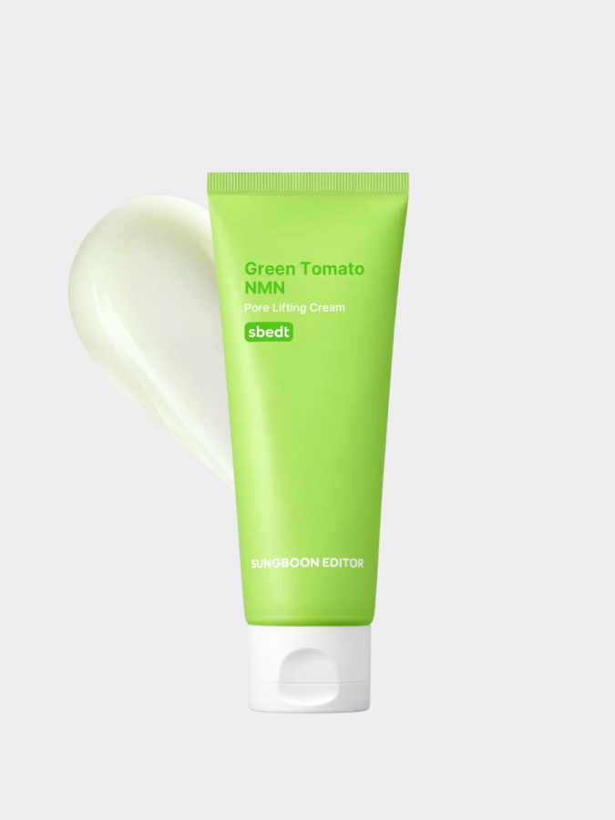 Крем для сужения пор с экстрактом зелёного томата Sungboon Editor Green Tomato NMN Pore Lifting Cream