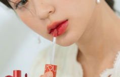 Сочный глянцевый тинт для губ в оттенке фруктового мармелада rom&nd Juicy Lasting Tint 07 Jujube
