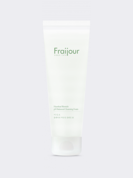 Пенка для умывания с экстрактом хауттюйнии Fraijour Heartleaf Blemish pH Balanced Cleansing Foam Пенка для умывания с экстрактом хауттюйнии Fraijour Heartleaf Blemish pH Balanced Cleansing Foam