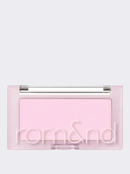 Мягкие спрессованные румяна в лиловом оттенке rom&nd Better Than Cheek W01 Odi Milk
