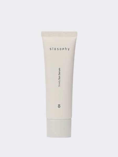 Солнцезащитный флюид для лица с антиоксидантами Slosophy Slowly Sun Serum SPF50+PA++++ Солнцезащитный флюид для лица с антиоксидантами Slosophy Slowly Sun Serum SPF50+PA++++